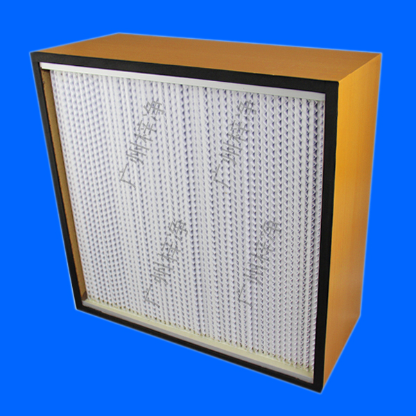 木框有隔板高效過濾器出廠前逐臺激光掃描計數